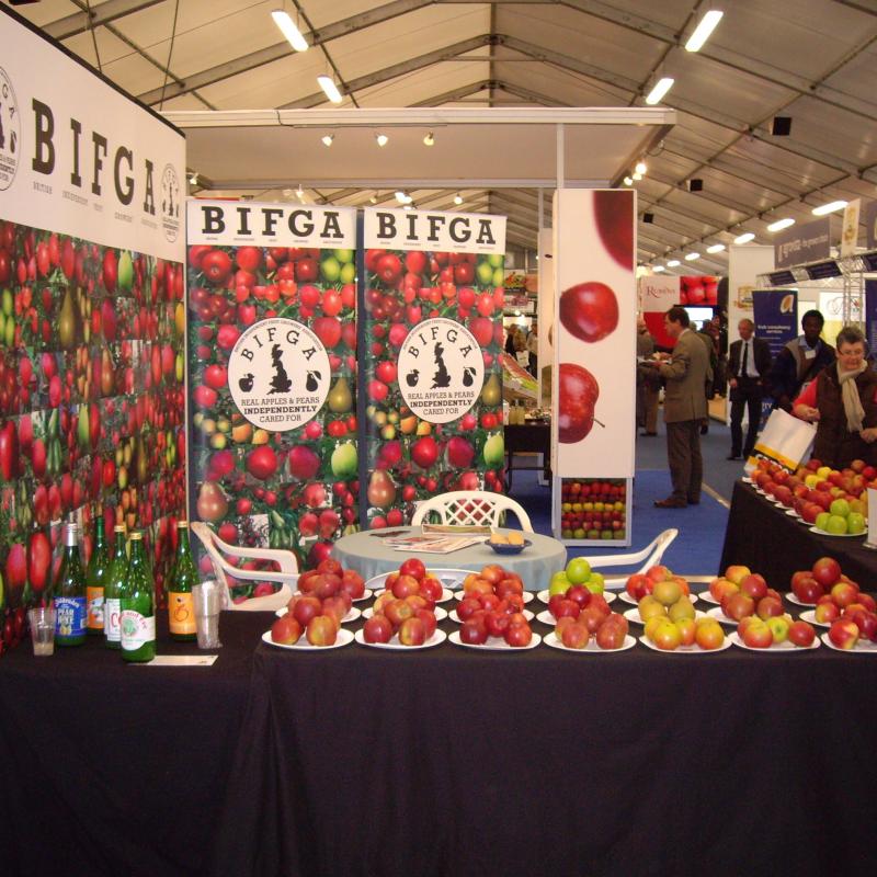 Bifga at the National Fruit Show
